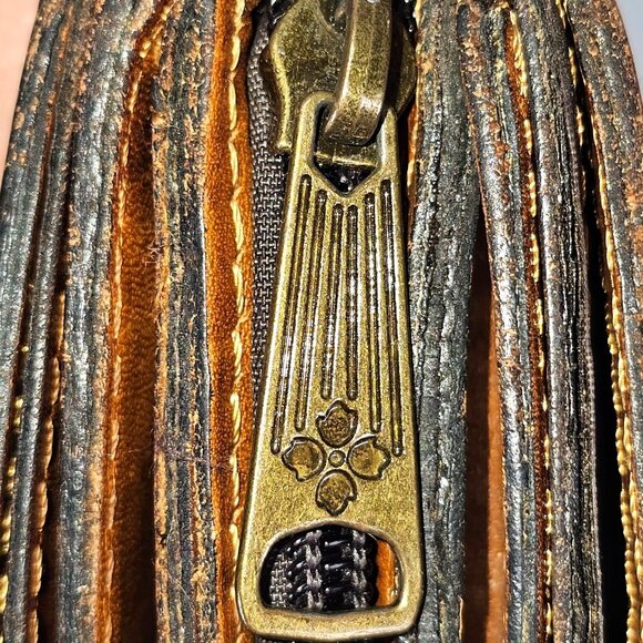 Patricia Nash Women's Cognac Leather Cametti Florence Wallet Trifold 297 - Picture 11 of 12